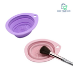 GlowBowl 2-in-1 Silicone Makeup Brush Cleaner