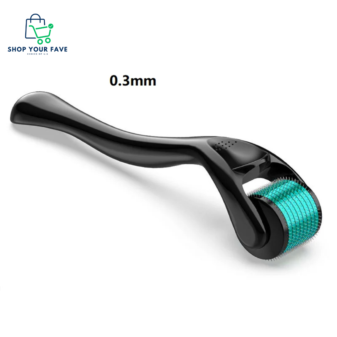 Titanium Derma Roller for Face, Hair Growth & Acne Scars