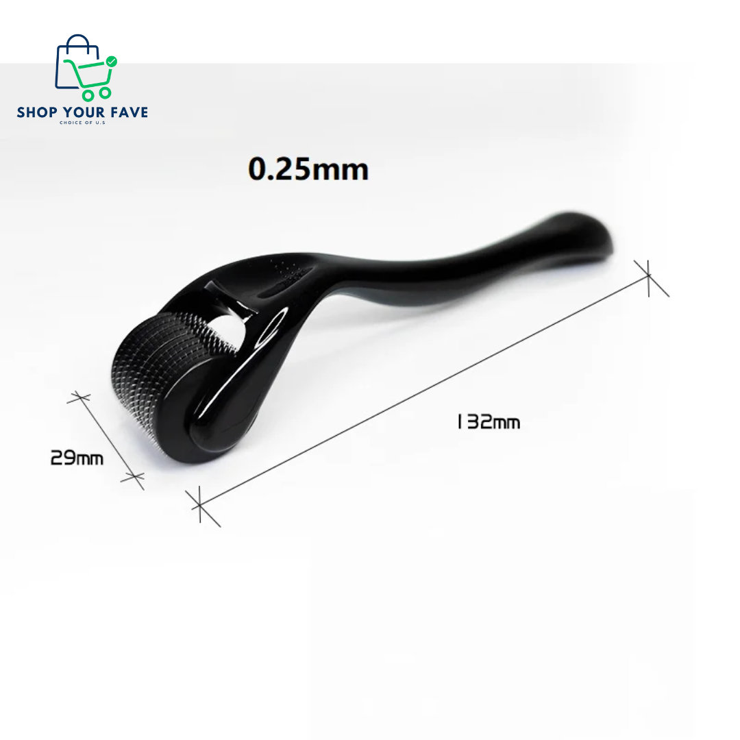 Titanium Derma Roller for Face, Hair Growth & Acne Scars