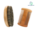 Men’s Dual-Edge Wooden Beard Comb