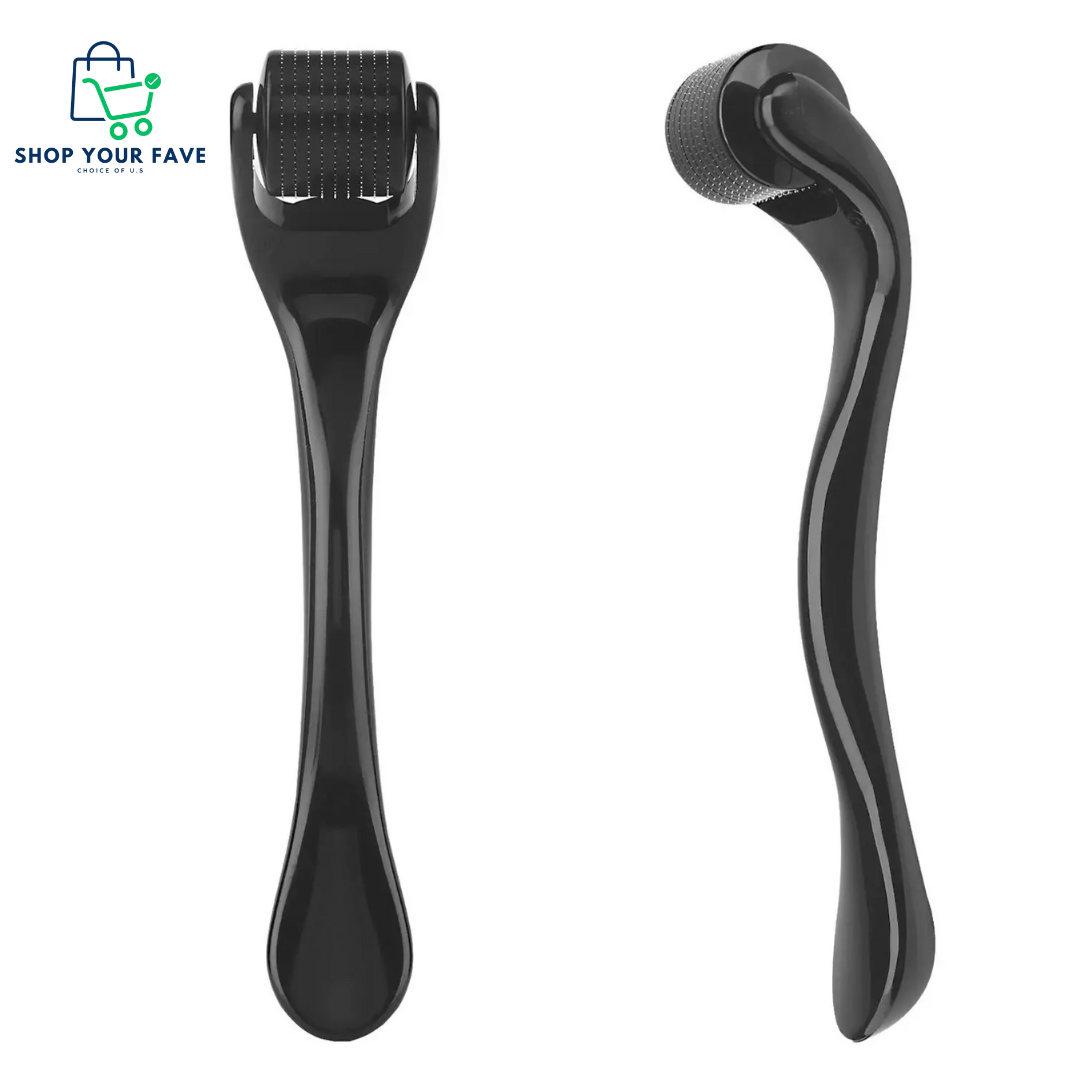 Titanium Derma Roller for Face, Hair Growth & Acne Scars