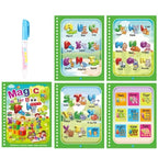 Magic Water Coloring Book for Kids | Reusable No-Mess Drawing Pad