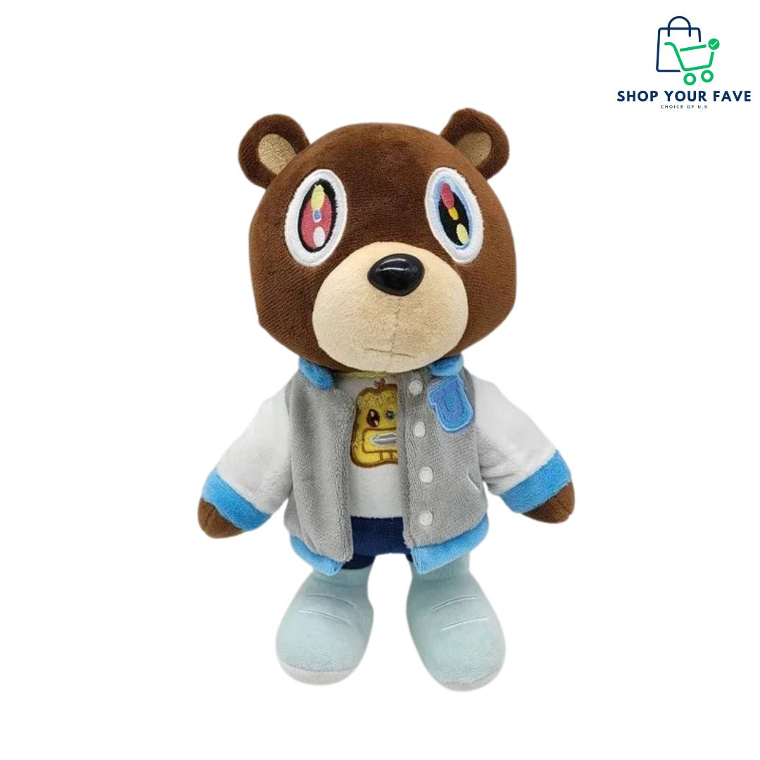 Kawaii Dropout Bear Plush Toy