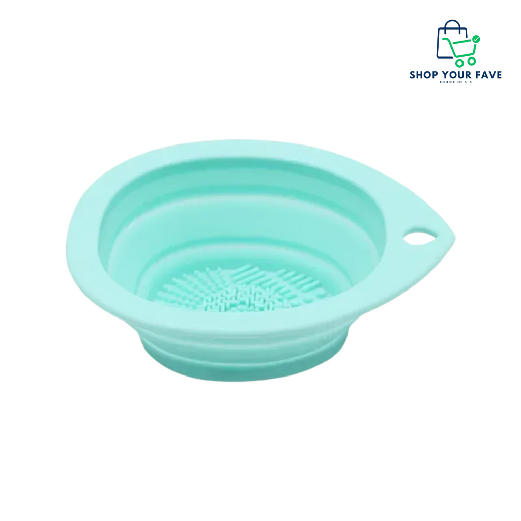 GlowBowl 2-in-1 Silicone Makeup Brush Cleaner