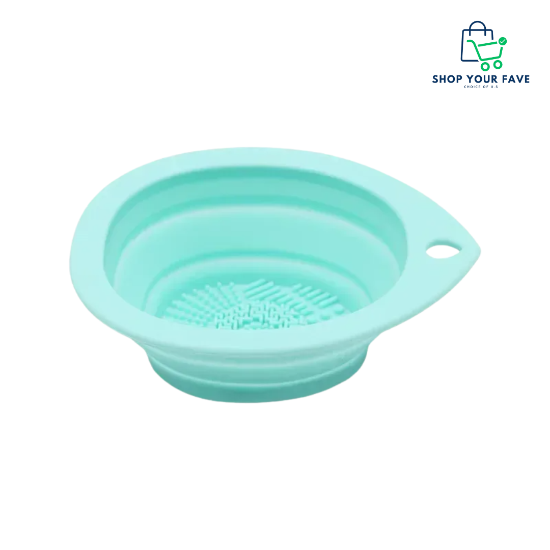 GlowBowl 2-in-1 Silicone Makeup Brush Cleaner