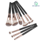 Maange 9-Piece Luxe Makeup Brush Set