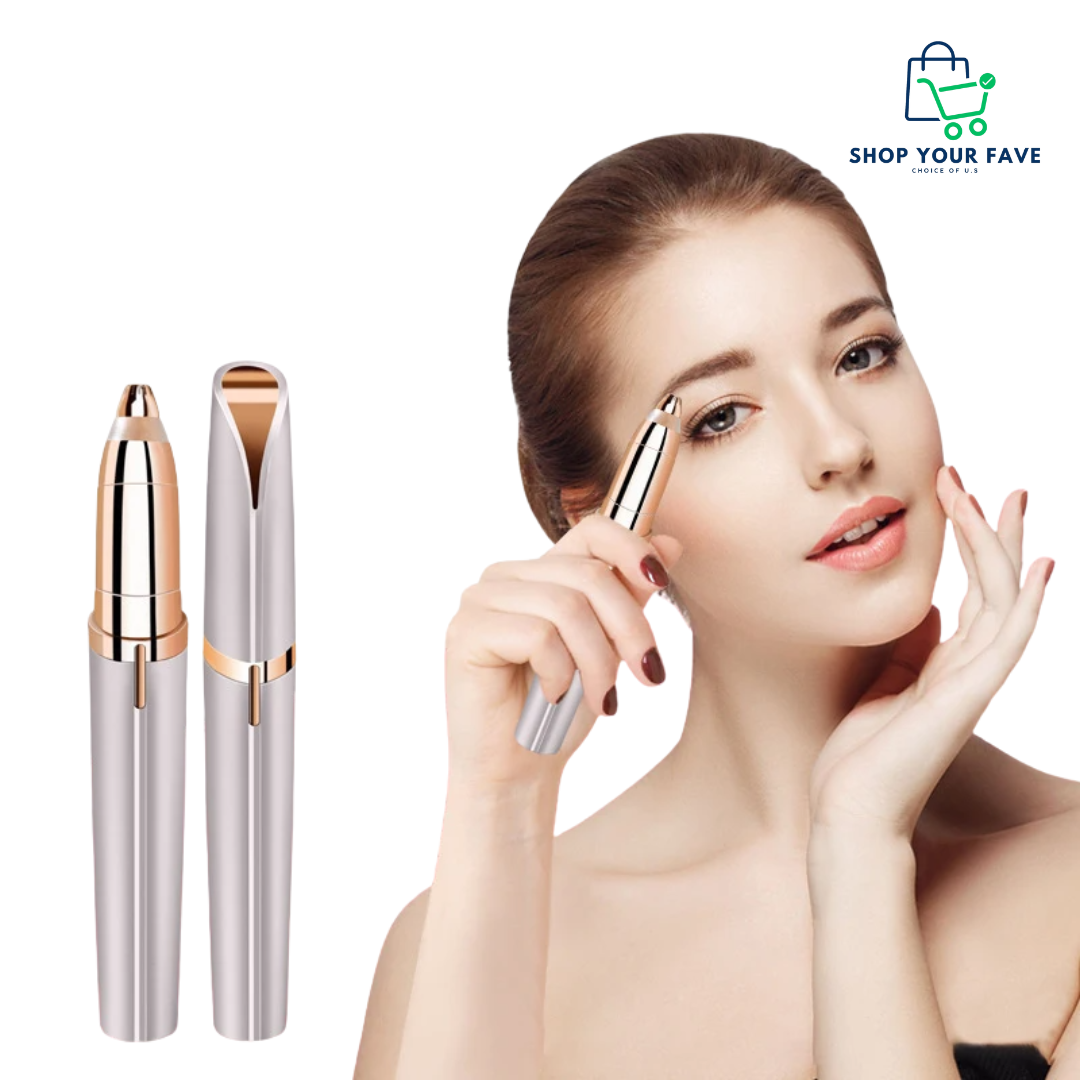 2-in-1 Electric Eyebrow Trimmer & Nose Hair Shaver