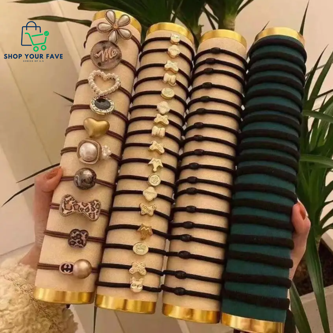 60 PCS Premium No-Snag Hair Ties