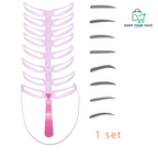 8-in-1 Reusable Eyebrow Shaping Stencil Kit