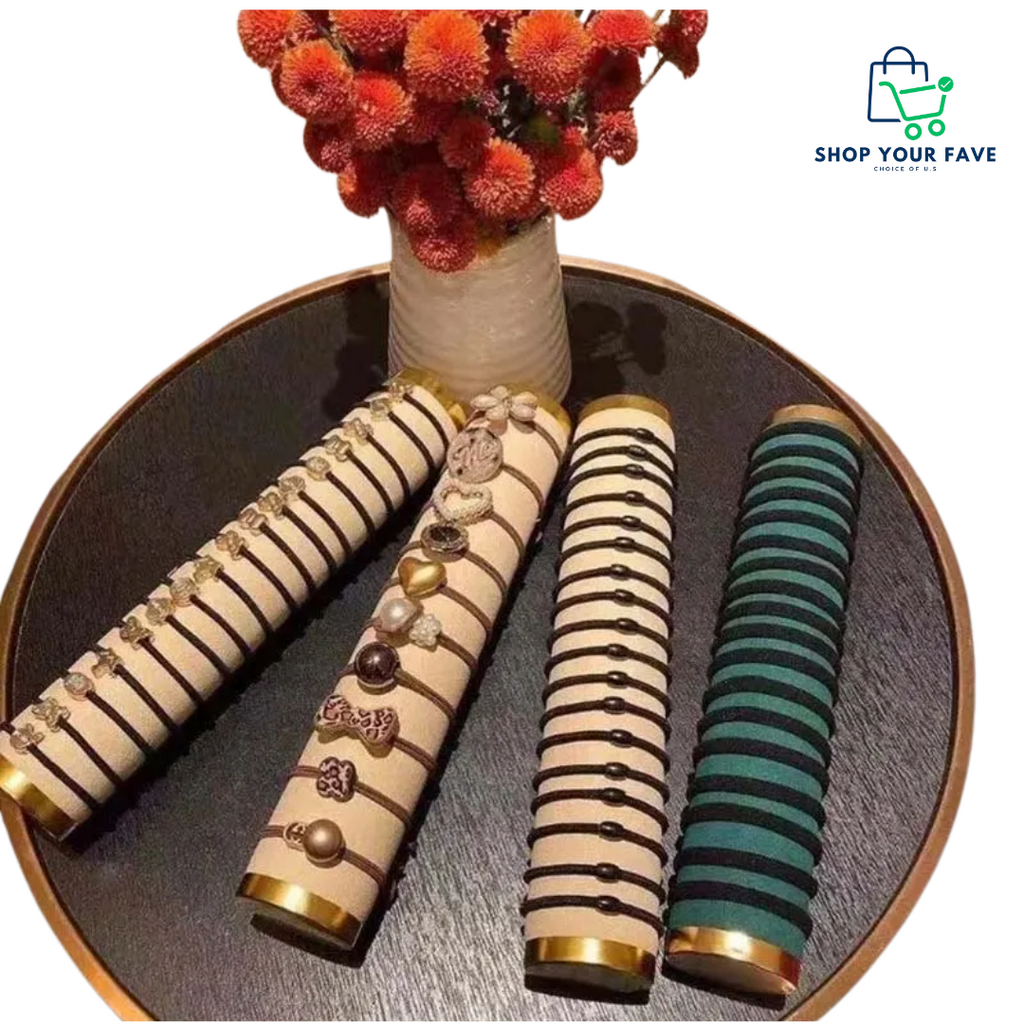 60 PCS Premium No-Snag Hair Ties