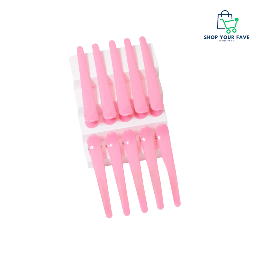 10-Pack Pro Duckbill Hair Clips