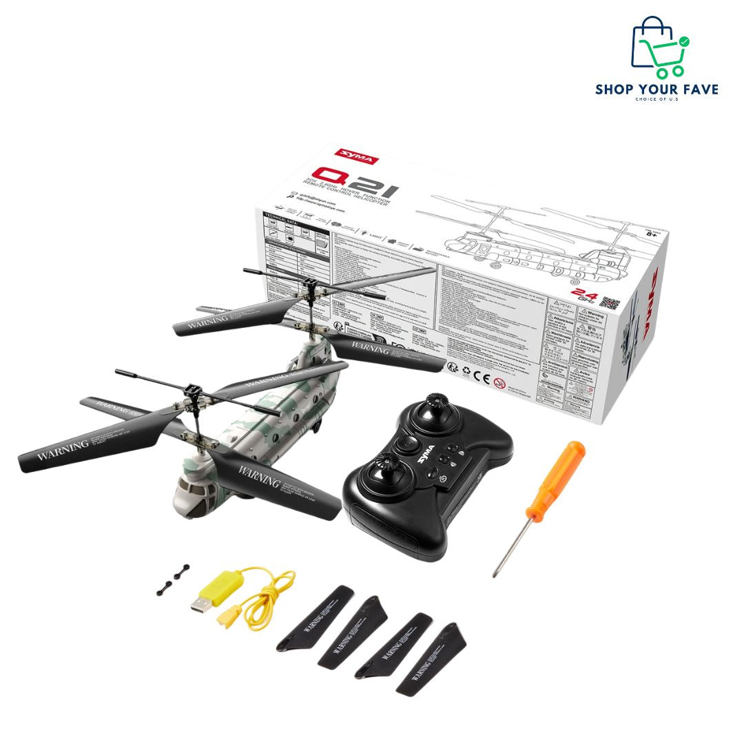 Military Chinook RC Helicopter