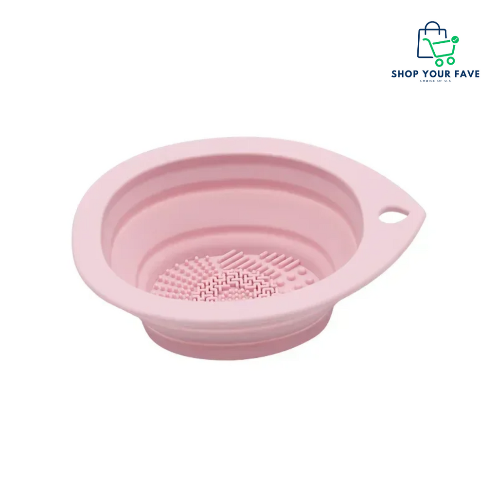 GlowBowl 2-in-1 Silicone Makeup Brush Cleaner