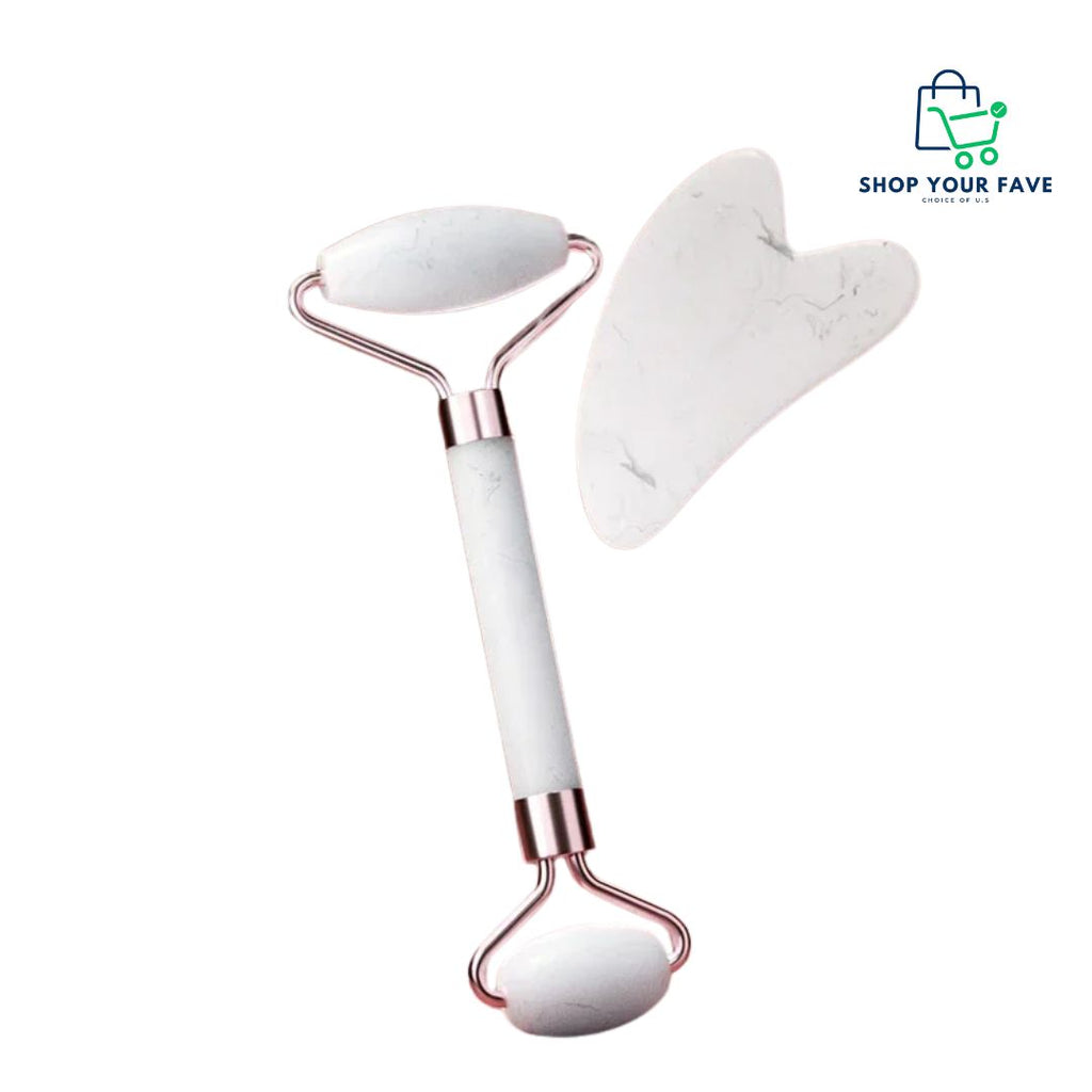 GlowPro Double-Head Facial Roller & Gua Sha Kit