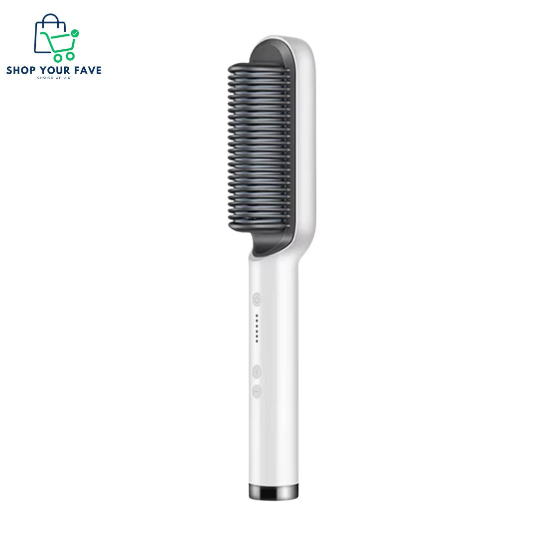 2-in-1 Hair & Beard Straightener Brush