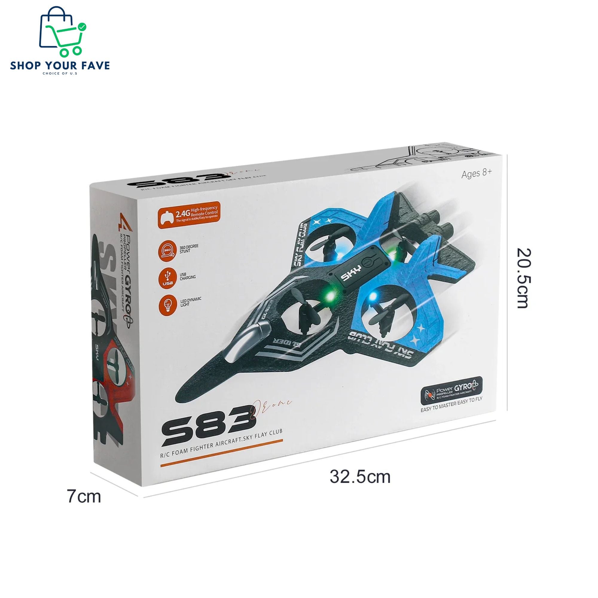 S83 2.4G 4CH RC Drone