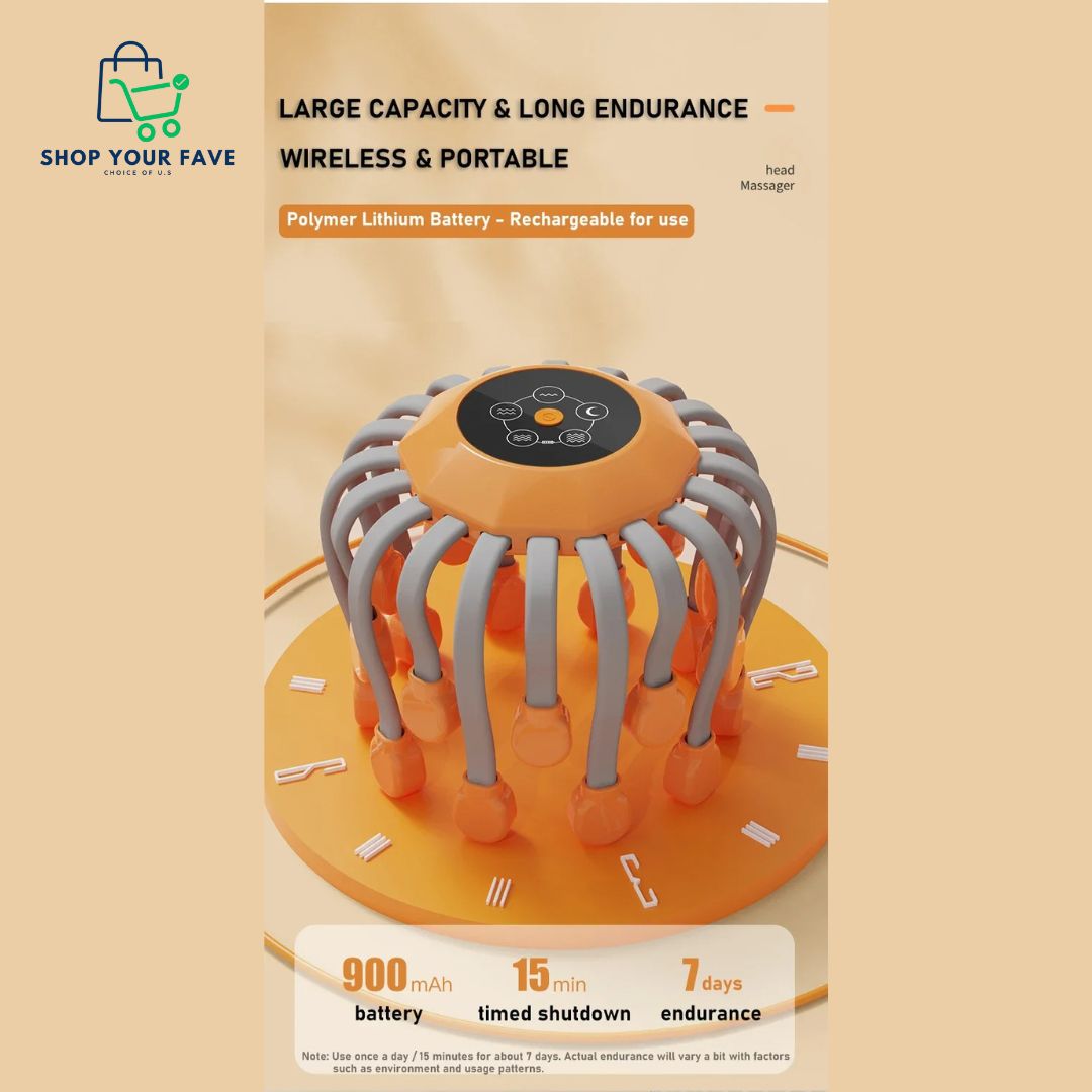 Octopus Head Massager