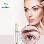 2-in-1 Electric Eyebrow Trimmer & Nose Hair Shaver