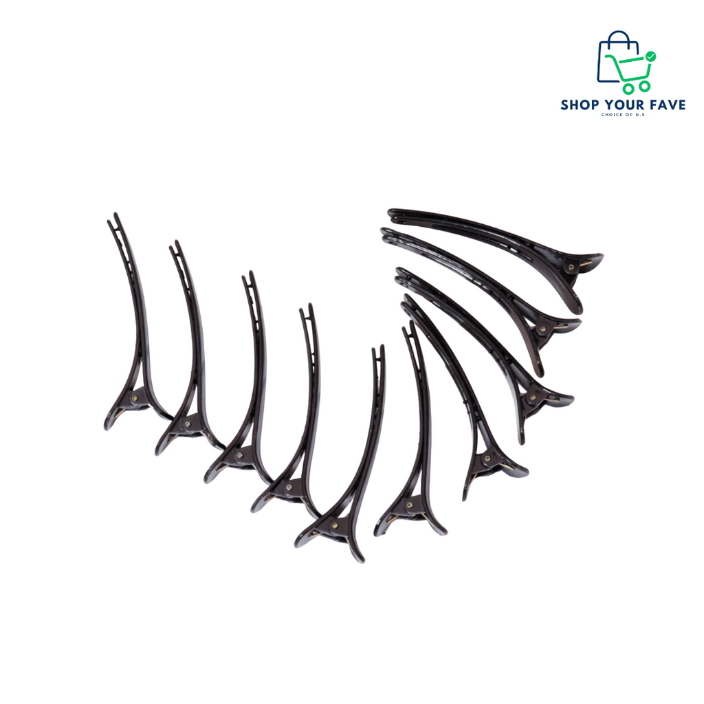 10-Pack Pro Duckbill Hair Clips