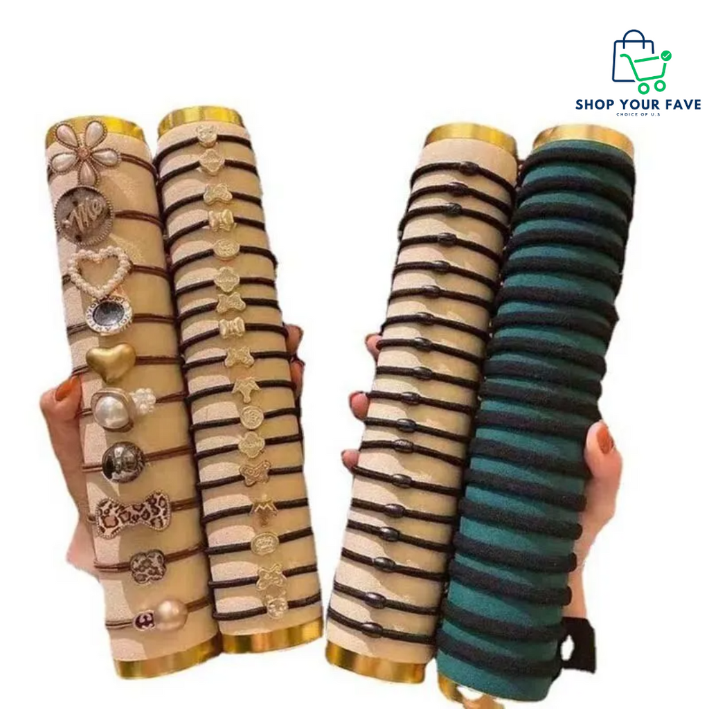 60 PCS Premium No-Snag Hair Ties