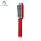 2-in-1 Hair & Beard Straightener Brush