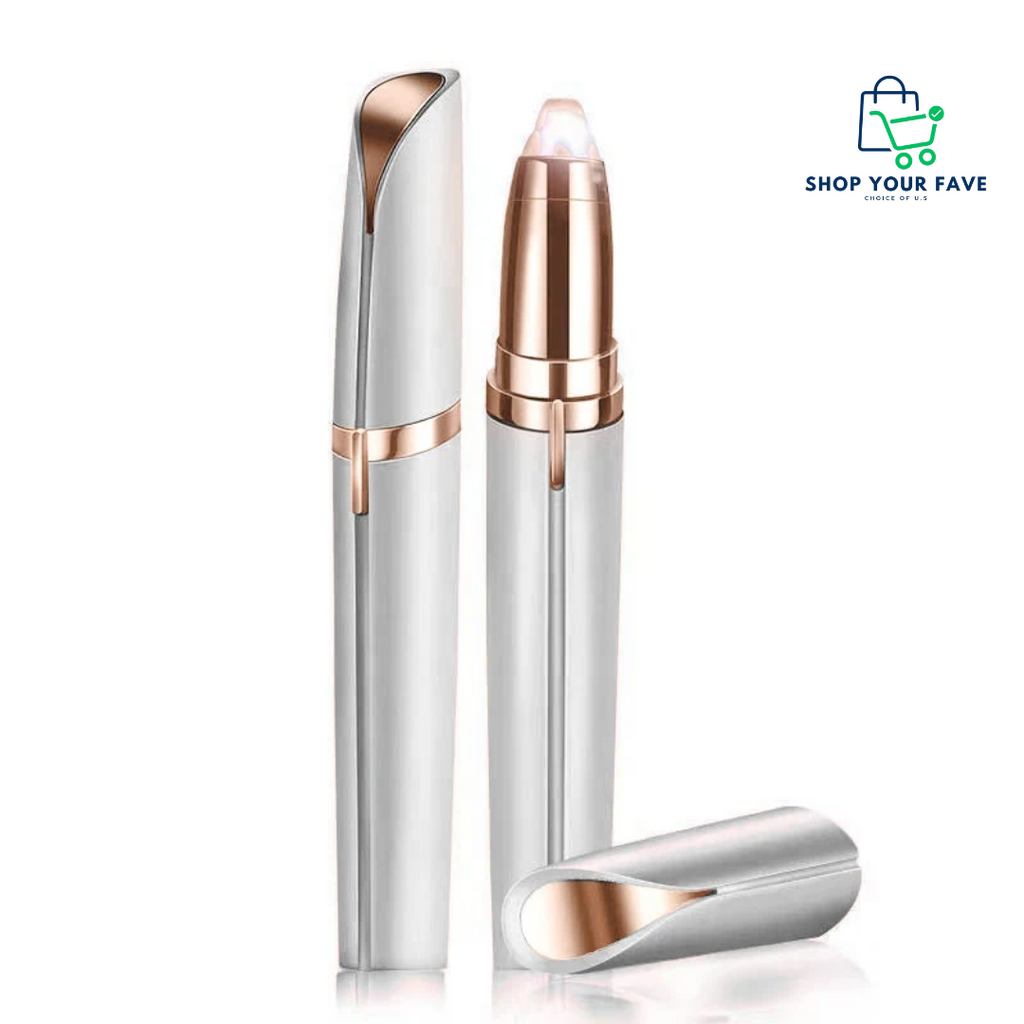 2-in-1 Electric Eyebrow Trimmer & Nose Hair Shaver