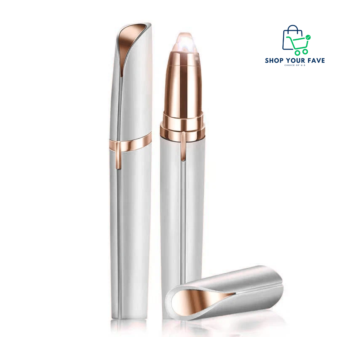 2-in-1 Electric Eyebrow Trimmer & Nose Hair Shaver