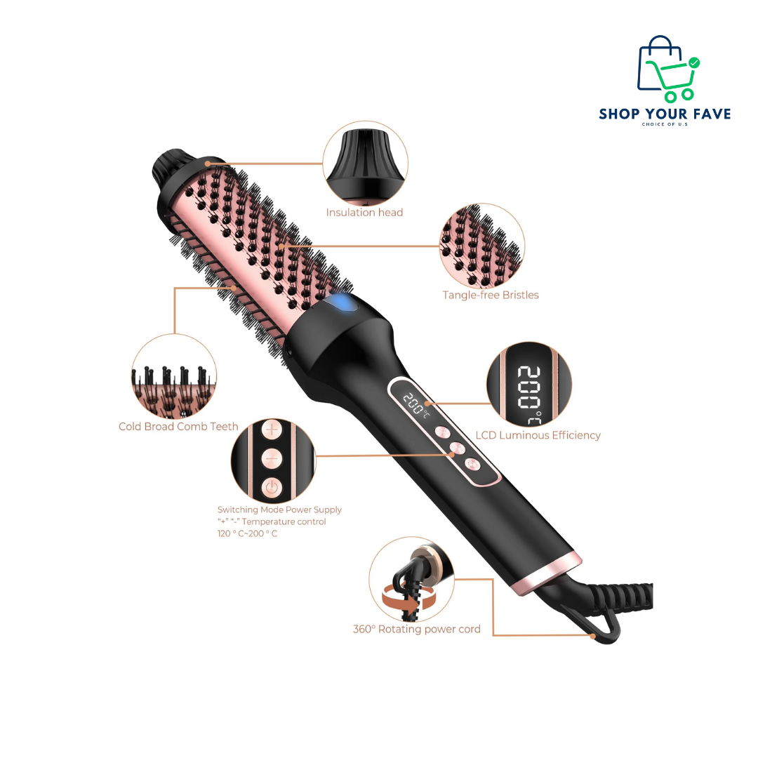 3-in-1 Heated Styling Brush