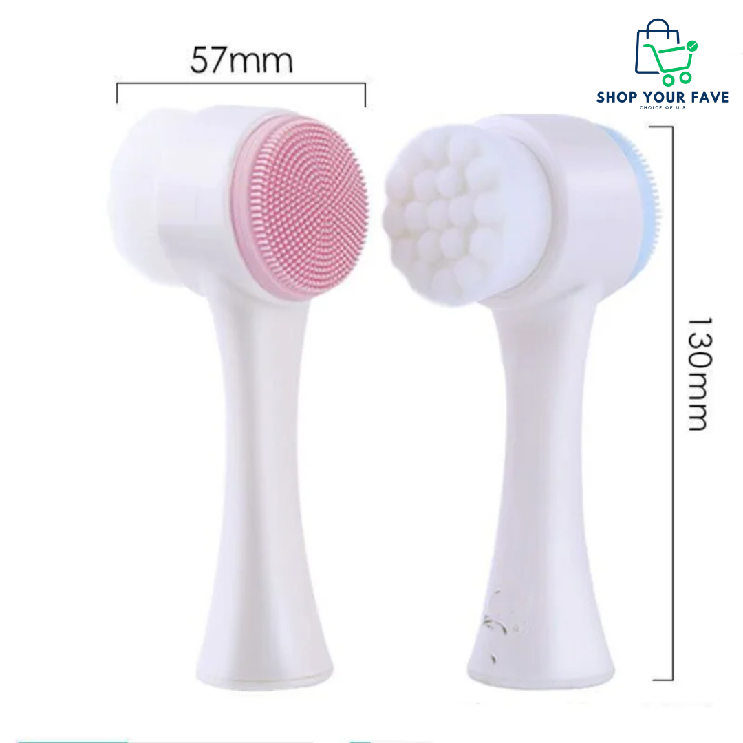 Dual-Sided Silicone Face Brush