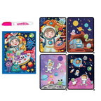 Magic Water Coloring Book for Kids | Reusable No-Mess Drawing Pad