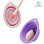 GlowBowl 2-in-1 Silicone Makeup Brush Cleaner