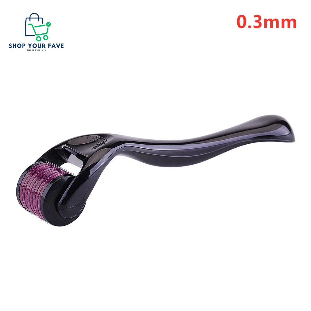 Titanium Derma Roller for Face, Hair Growth & Acne Scars