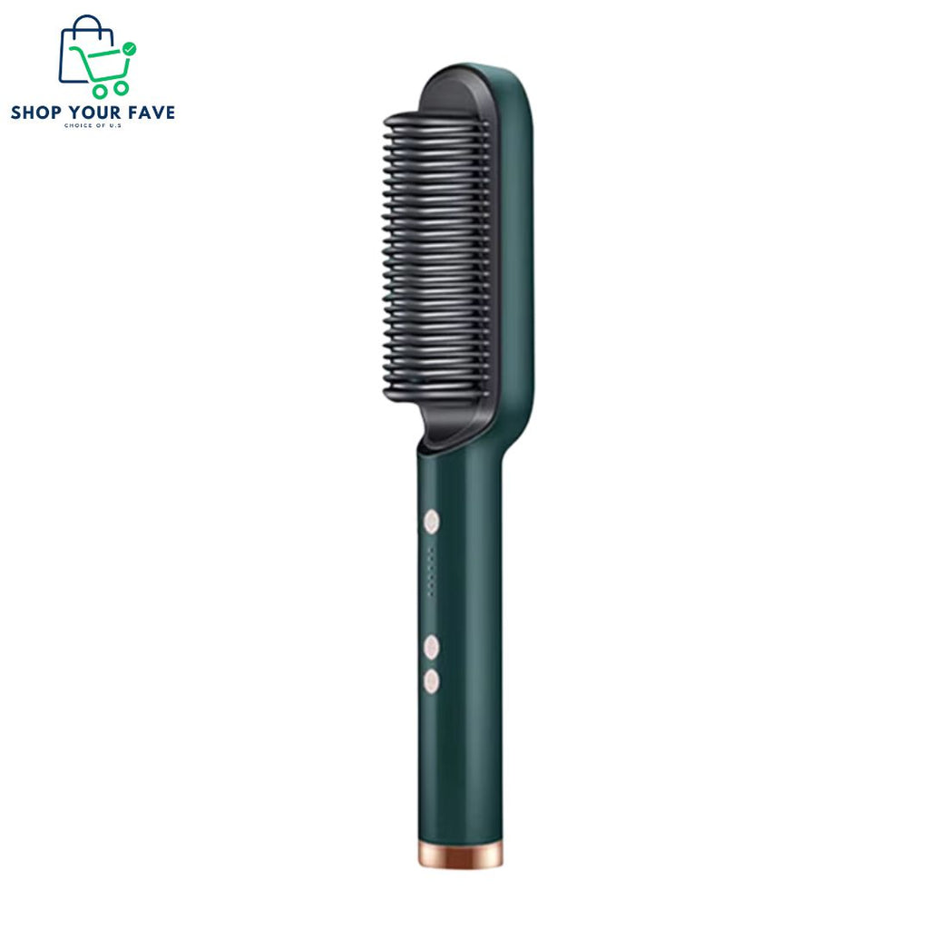 2-in-1 Hair & Beard Straightener Brush