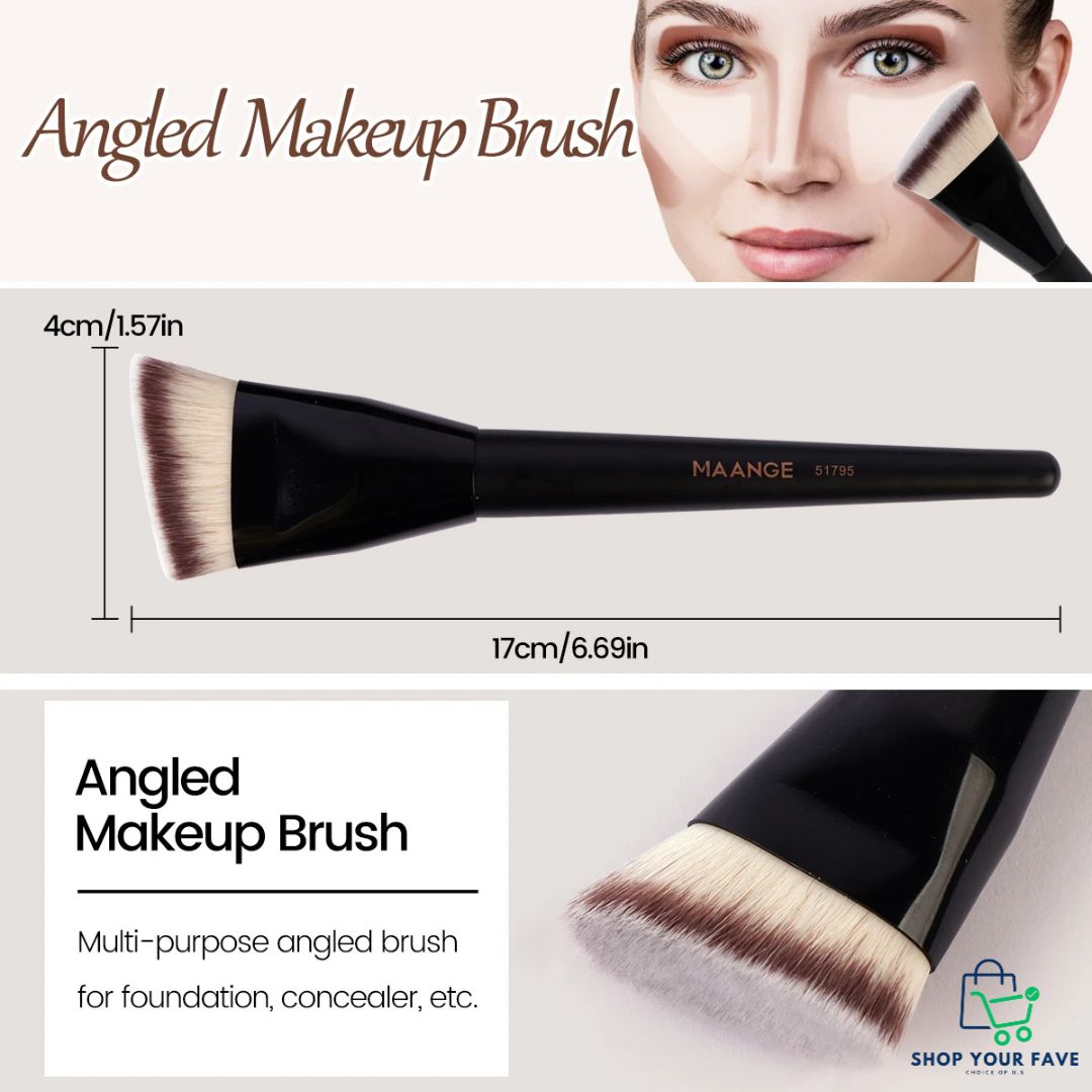 MAANGE 3-Piece Pro Makeup Brush Set