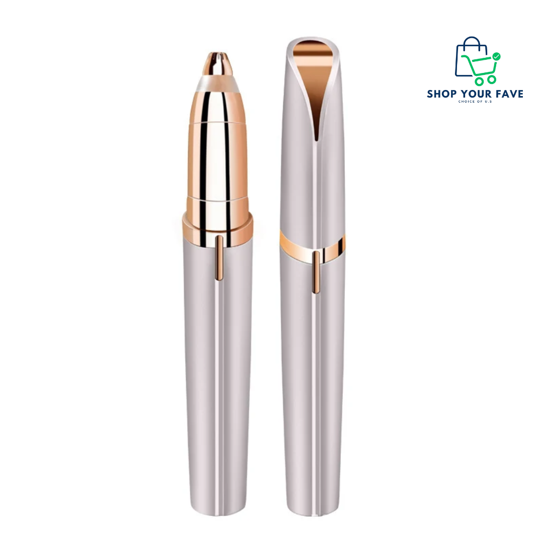 2-in-1 Electric Eyebrow Trimmer & Nose Hair Shaver