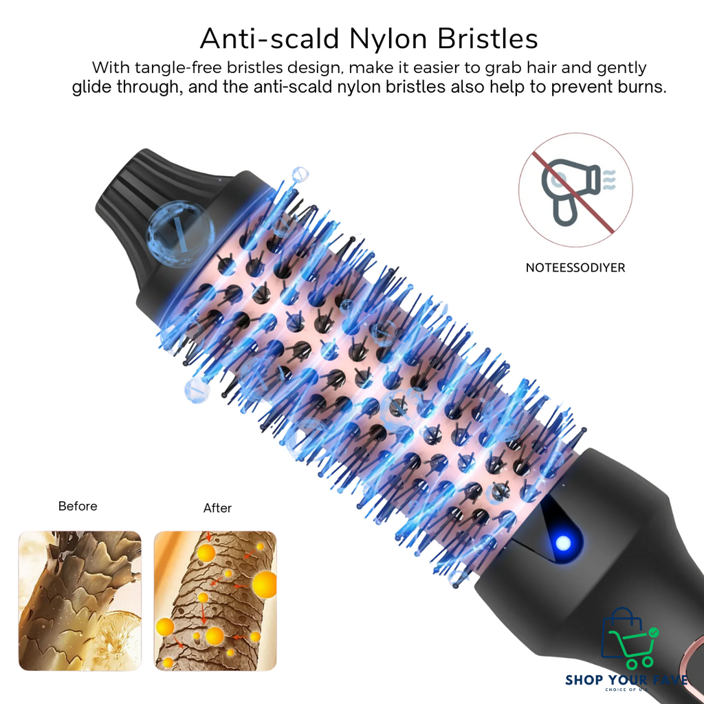 3-in-1 Heated Styling Brush