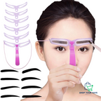 8-in-1 Reusable Eyebrow Shaping Stencil Kit