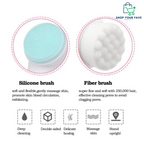 Dual-Sided Silicone Face Brush