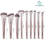 Maange 9-Piece Luxe Makeup Brush Set