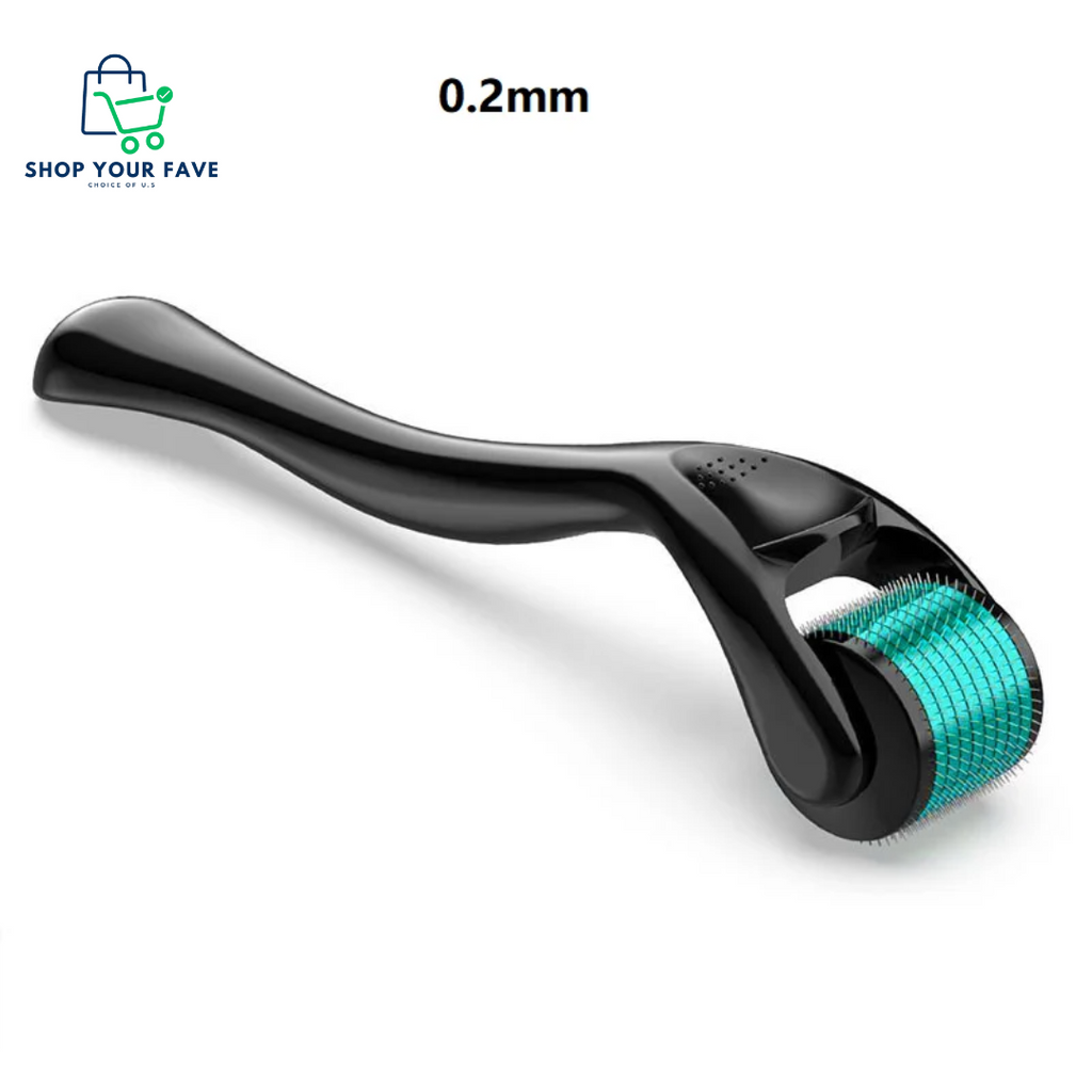 Titanium Derma Roller for Face, Hair Growth & Acne Scars