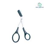 Precision Eyebrow Scissors with Built-In Comb