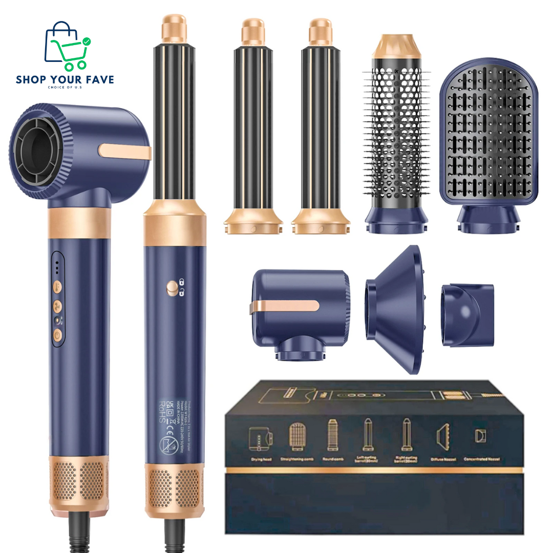 7-in-1 High-Speed Hair Dryer Brush & Styler