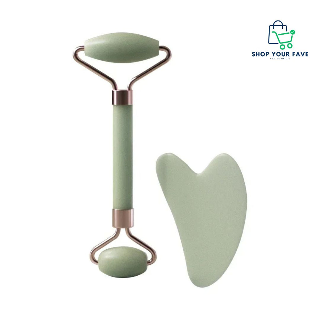 GlowPro Double-Head Facial Roller & Gua Sha Kit
